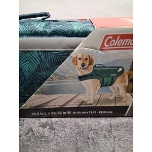 Coleman Dog Flotation Vest Up To 85 lbs High Visibility Water Safety Size Large